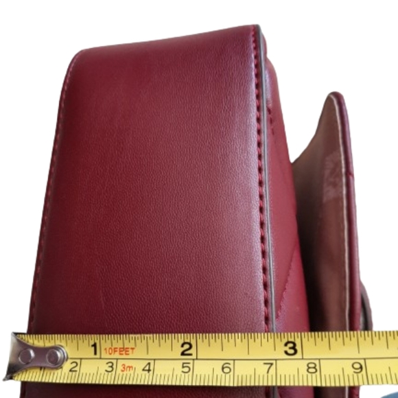 ANN KLEIN 👛 NWOT - Adorable Maroon Handbag for Women - Size: Medium - Picture 15 of 15